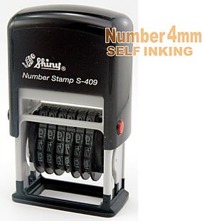 4mm 6band Number Self Inking Stamp   